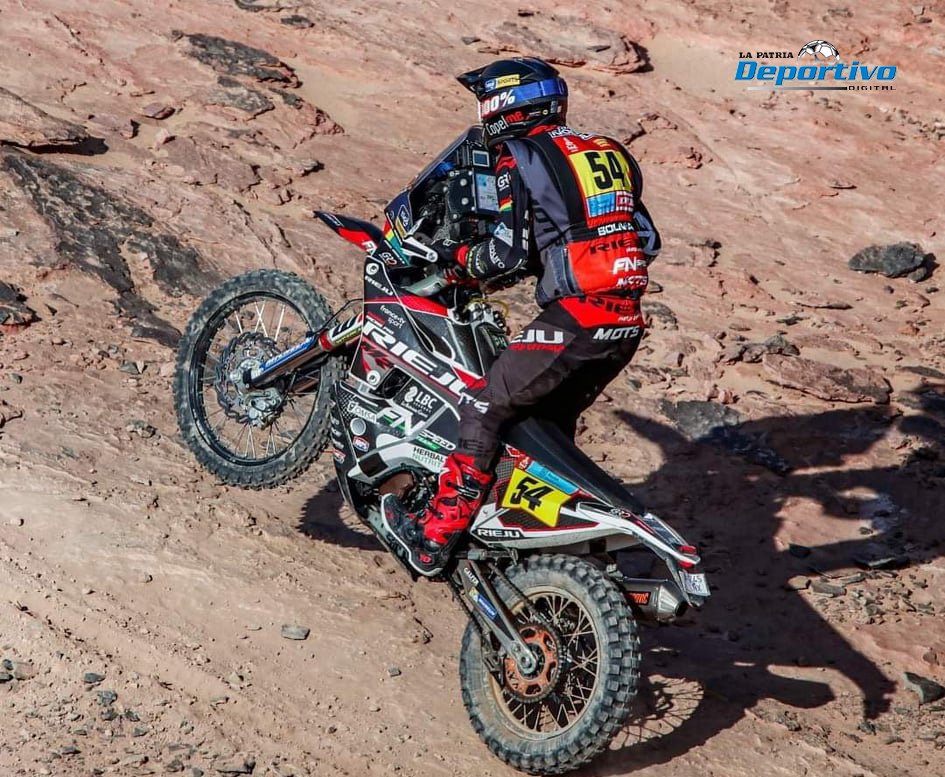 Daniel Nosiglia Rally Dakar en plena competencia