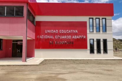 Unidad Educativa en Guardaña entregada por el Presidente Luis Arce