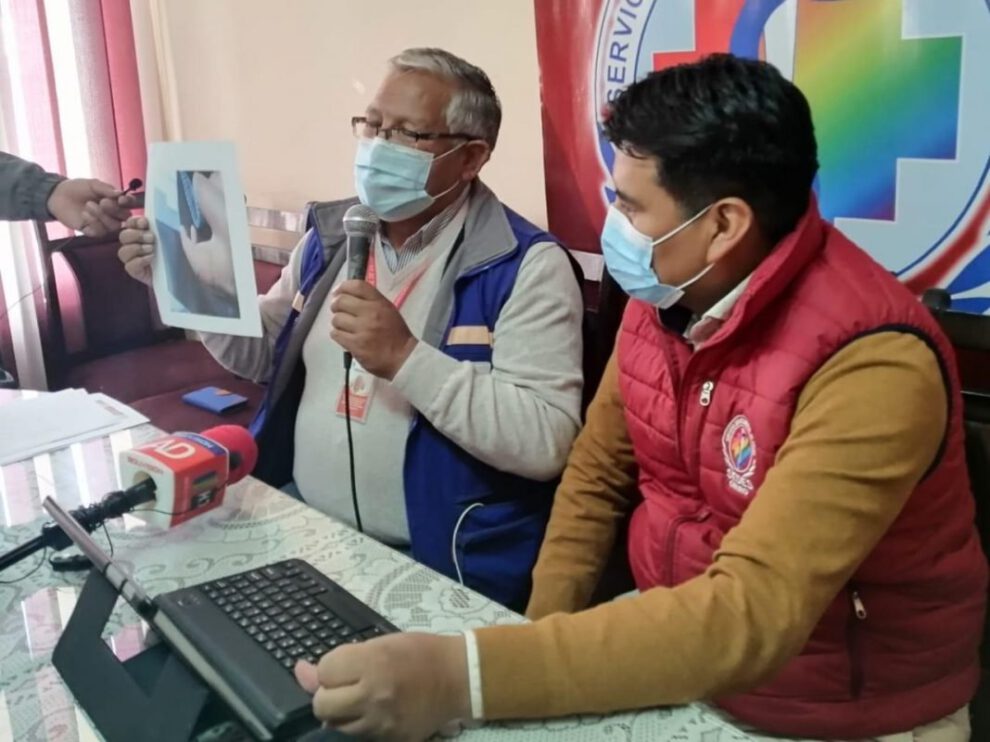 Caso de picadura de viuda negra en Oruro