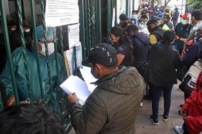 Colapso del sistema de salud en Cochabamba por pruebas de Covid-19