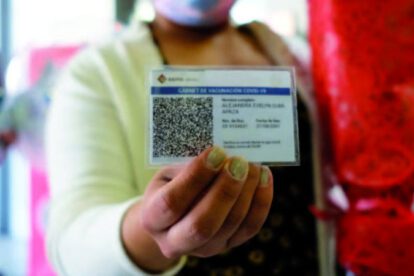 Carnet de vacunación como documento oficial