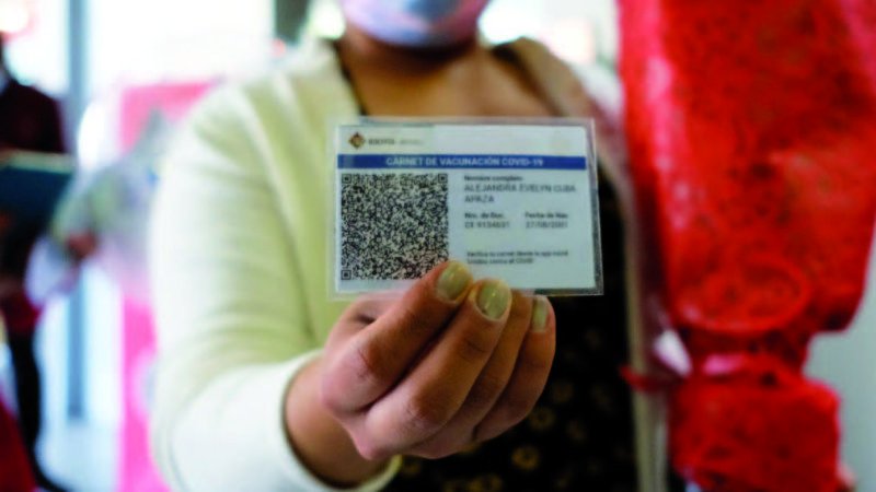 Carnet de vacunación como documento oficial