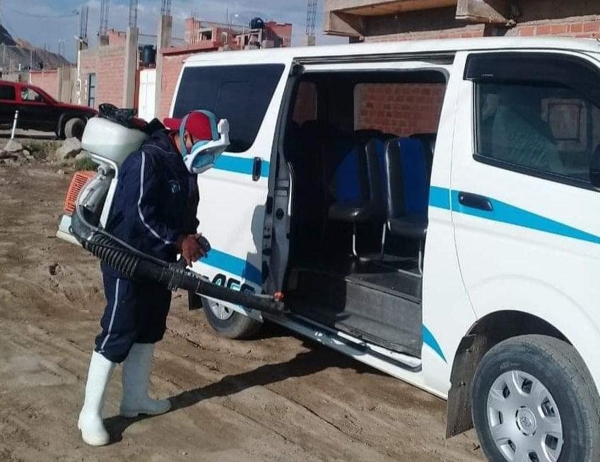Fumigaciones en el transporte público