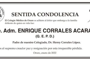 Enrique Corrales Acarapi Q. E. P. D.
