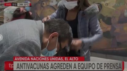 Agresión a periodista en El Alto