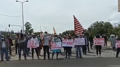 Nelson Cox movilizaciones antivacuna en Cochabamba