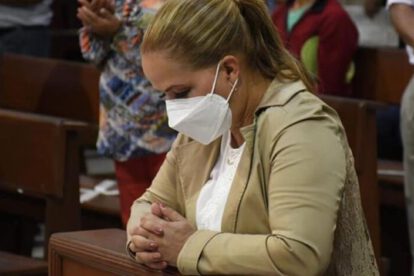 Angélica Sosa realiza tareas de apoyo social en Palmasola