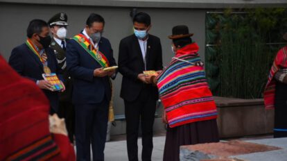 Día del Estado Plurinacional de Bolivia en Casa Grande del Pueblo