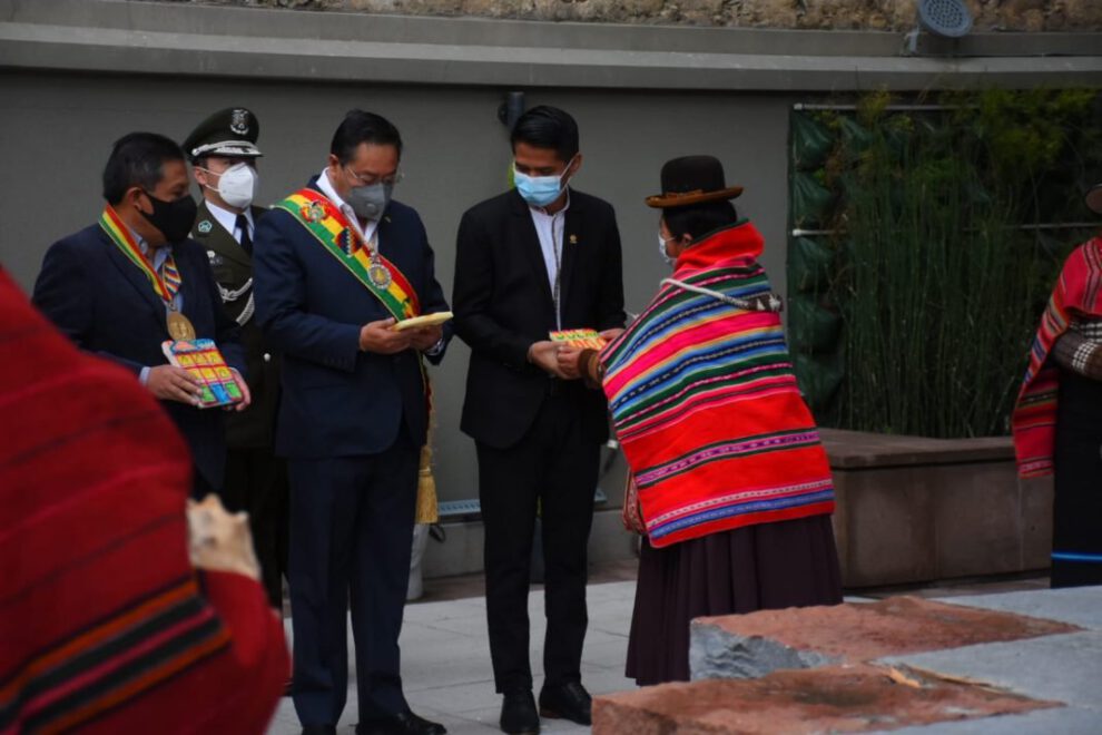 Día del Estado Plurinacional de Bolivia en Casa Grande del Pueblo