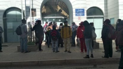 Trabajadores de Avance de Obras movilizados en el Municipio