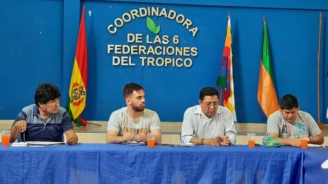 Erradicación de cultivos de coca en reunión con Evo Morales