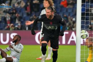Sergio Ramos anotó su primer gol con el PSG