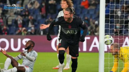Sergio Ramos anotó su primer gol con el PSG