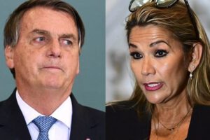 Añez pide a Bolsonaro aclarar la inexistencia de una supuesta reunión