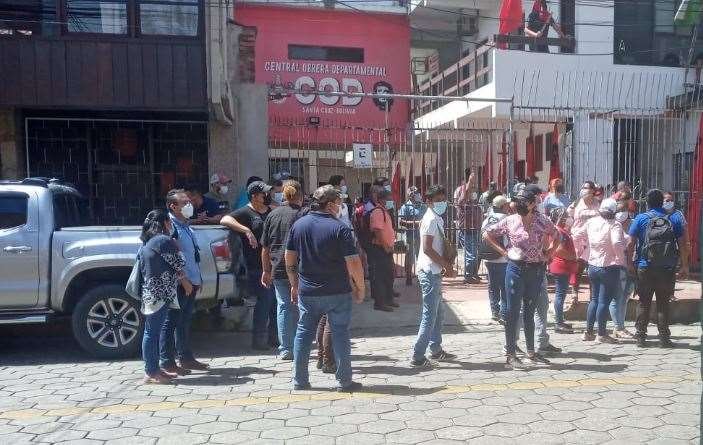 Enfrentamiento en la COD en Santa Cruz