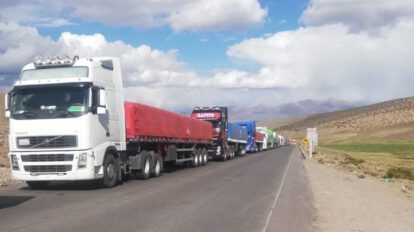Pérdidas del transporte internacional boliviano a Chile