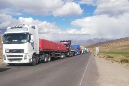 Pérdidas del transporte internacional boliviano a Chile
