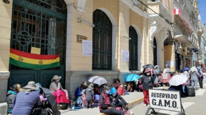Huelga de hambre Avance de Obras en puertas del GAMO
