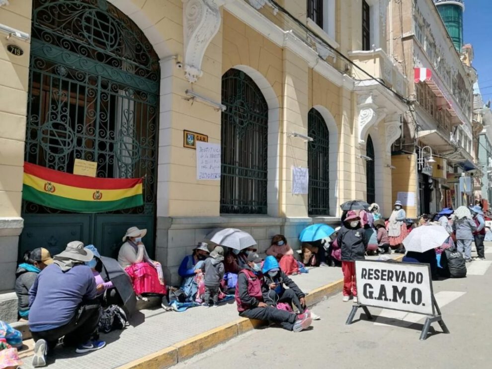 Huelga de hambre Avance de Obras en puertas del GAMO