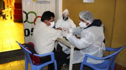 Trabajadores en salud contagiados con covid-19