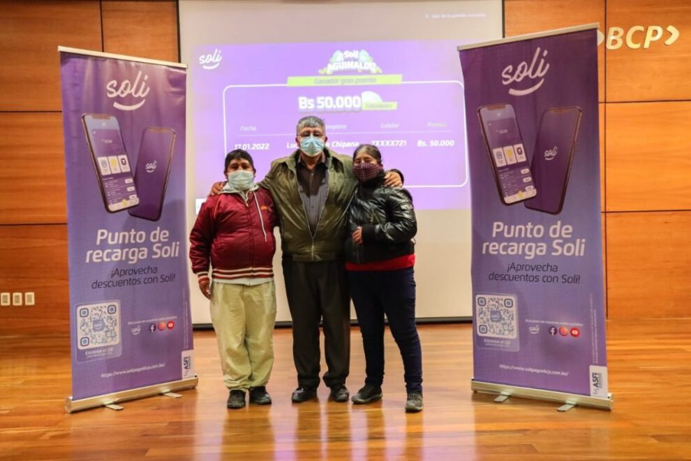 Billetera móvil SOLI del BCP premia a usuarios por sus transacciones
