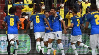 Brasil empata con Ecuador en eliminatorias sudamericanas