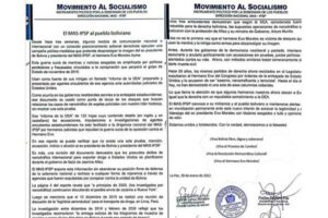 Pronunciamiento de la Dirección Nacional del MAS en defensa de Evo Morales