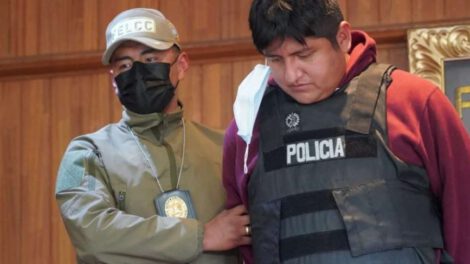 psicópata sexual Richard Choque en detención preventiva