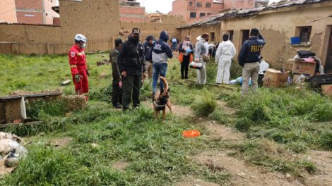 Demolición de la vivienda del psicópata en El Alto