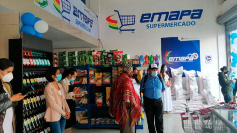 Emapa recaudación 2021 en Cochabamba