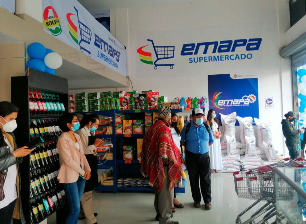 Emapa recaudación 2021 en Cochabamba