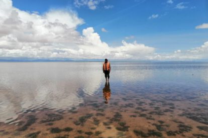Incremento de agua en el Lago Poopó