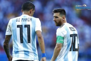 Ángel Di María y Lionel Messi en el PSG