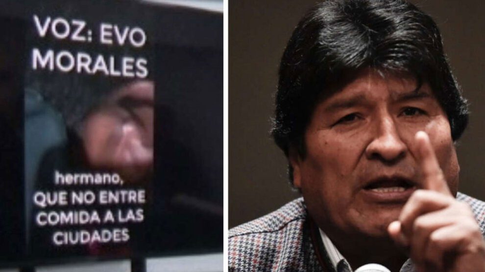 Caso audio terrorismo contra Evo Morales