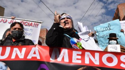 Mujeres marchan contra el sistema judicial