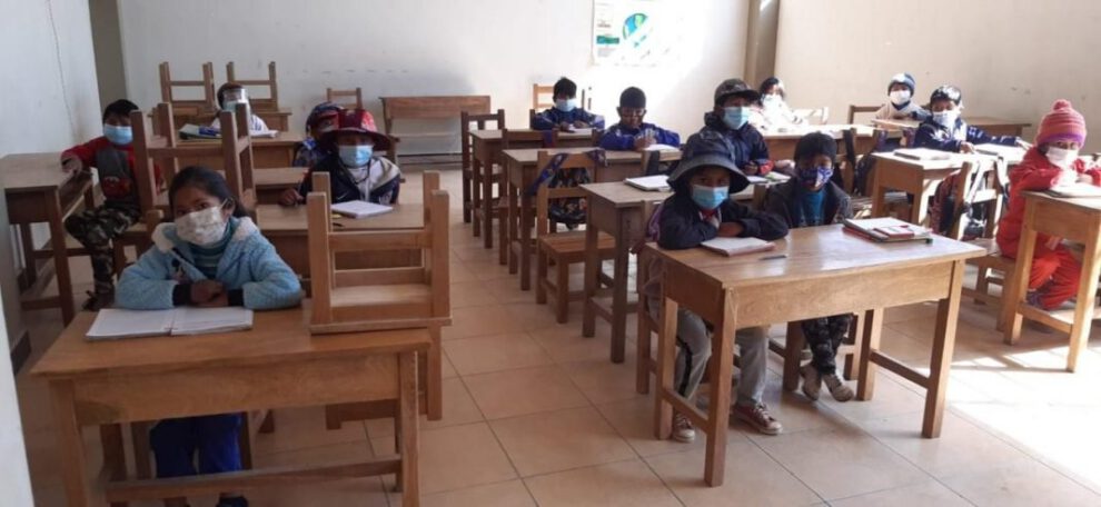 Clases a distancia en Oruro