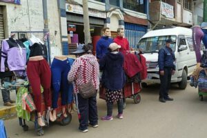 Comercio informal Oruro identificado por el GAMO