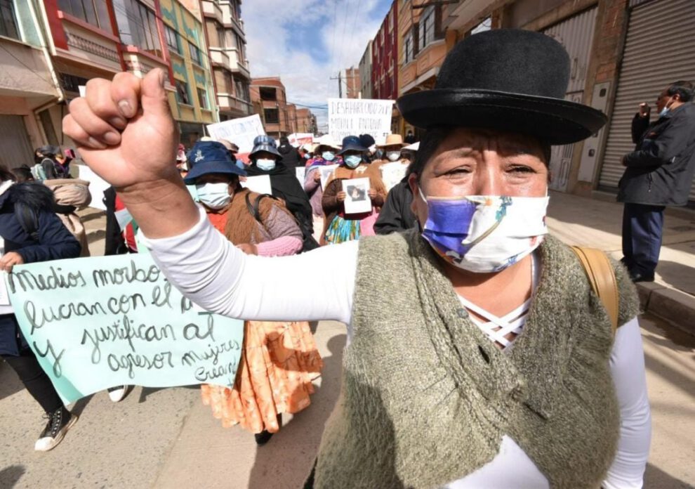 feminicidas y violadores liberados por jueces corruptos según Mujeres Creando