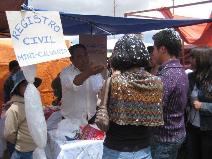 Mini Calvario en honor a la Virgen del Socavón