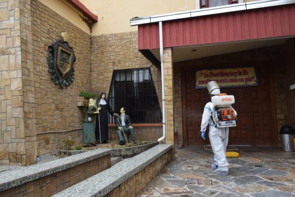 casos de covid-19 en el Hogar de Ancianos