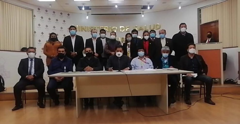 Avance de la pandemia en Bolivia