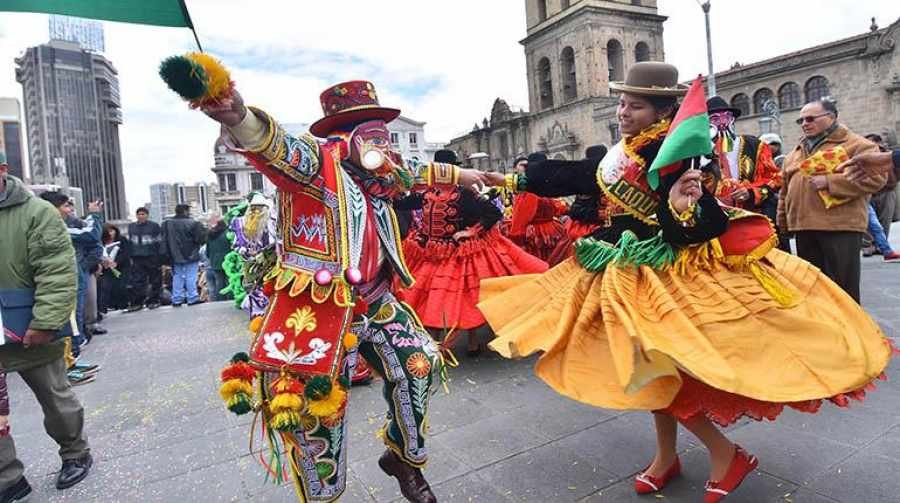 Carnaval paceño 2022 con medidas de bioseguridad
