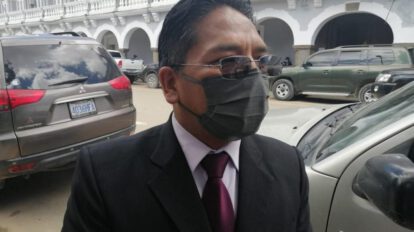 Intervención de juzgados en Oruro por Jorge Silva