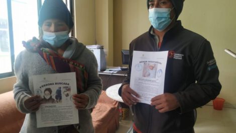 Búsqueda de la bebé Daylin por su padre en Santa Cruz