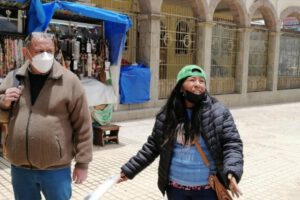 Dañan Santuario Virgen del Socavón con grafitis
