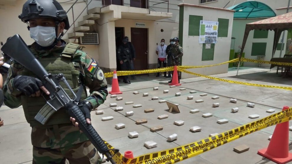 Bolivia país de tránsito de droga