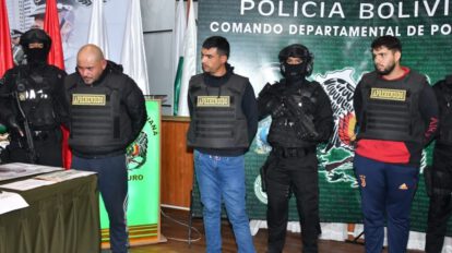 Banda criminal desbaratada en Oruro