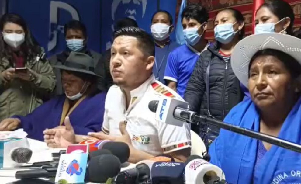Chapare acusa a la derecha de alistar videos contra sus líderes