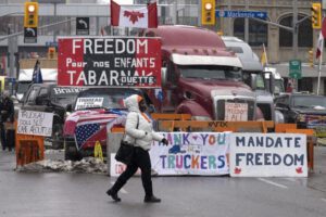 Protestas en Canadá contra estrictas medidas sanitarias
