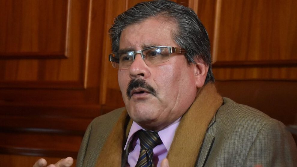 Waldo Albarracín en audiencia cautelar por abandono de mujer embarazada